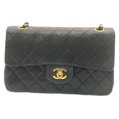 Top Quality Chanel Classic Matelasse 23 Chain New Shoulder Bag Lamb Skin Black Auth 28634A