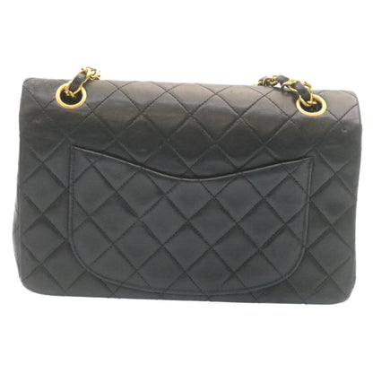 Top Quality Chanel Classic Matelasse 23 Chain New Shoulder Bag Lamb Skin Black Auth 28634A