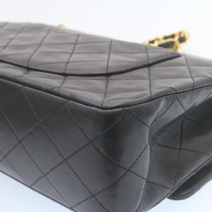 Top Quality Chanel Classic Matelasse 25 Chain New Shoulder Bag Lamb Skin Black Auth 29001A