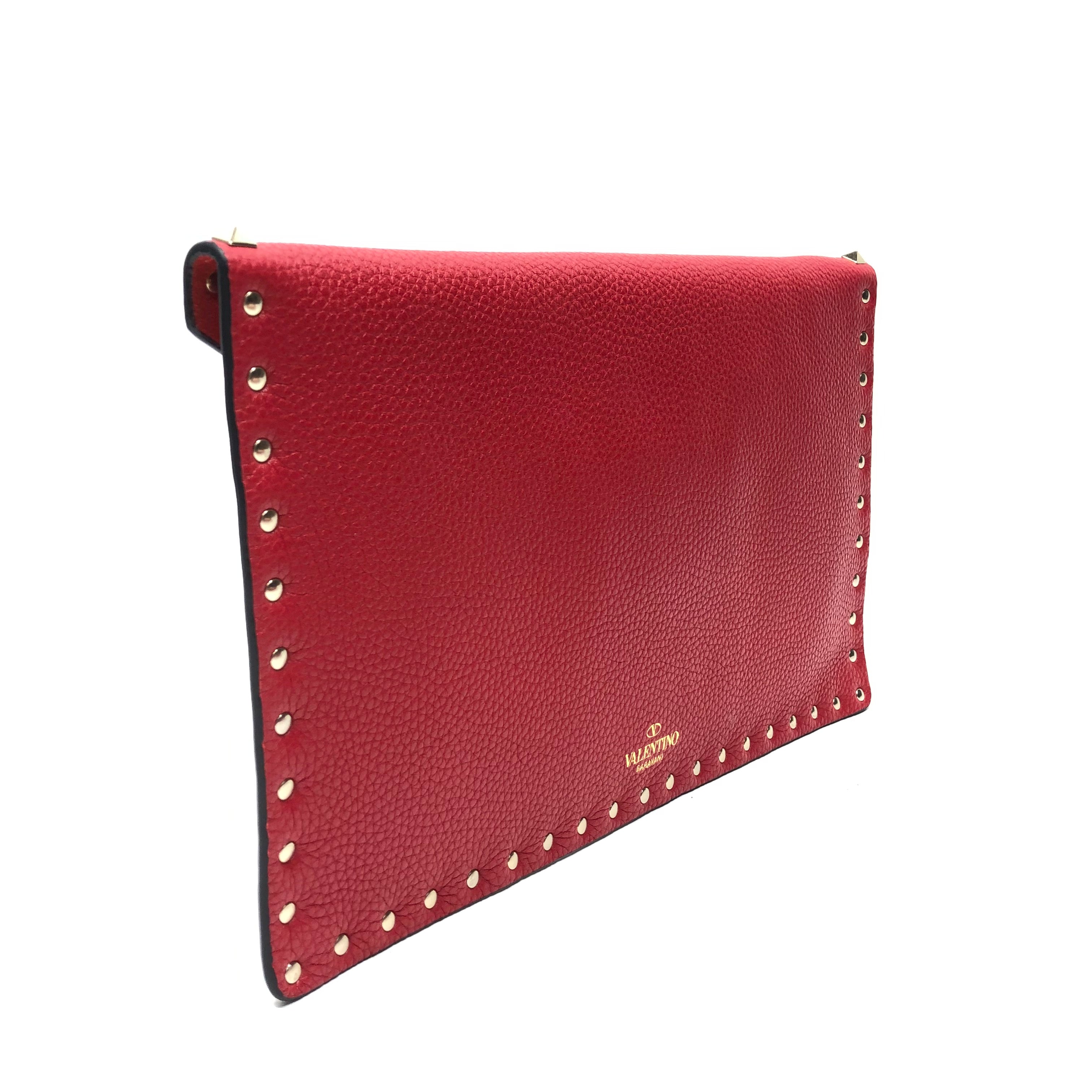 Clutch Luxury Designer By Valentino-garavani. Size: Medium