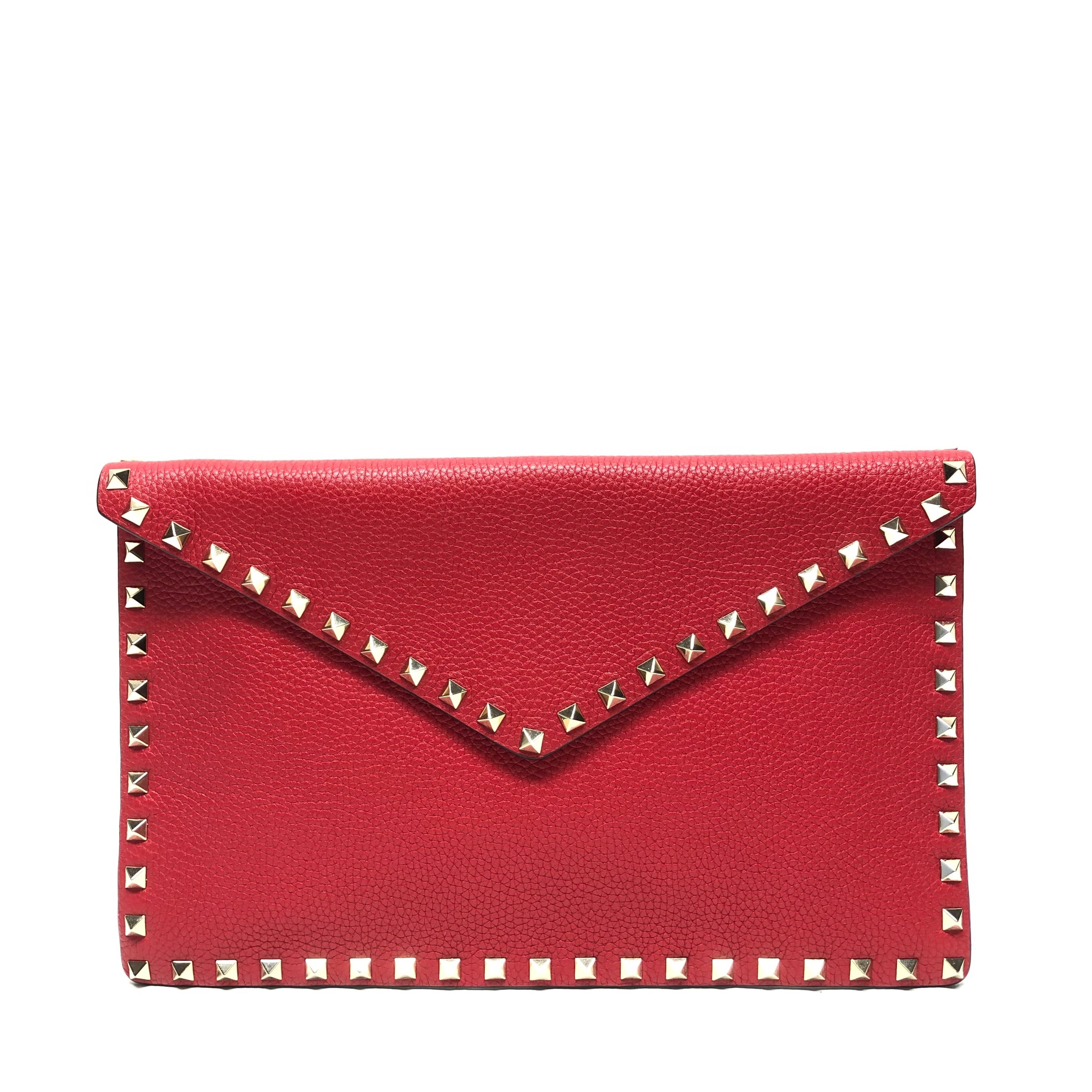 Clutch Luxury Designer By Valentino-garavani. Size: Medium