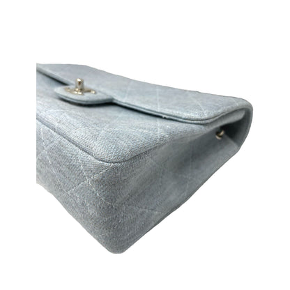 Top Quality Chanel Top Quality Chanel Timeless Blue Jersey Shoulder Bag - Blue