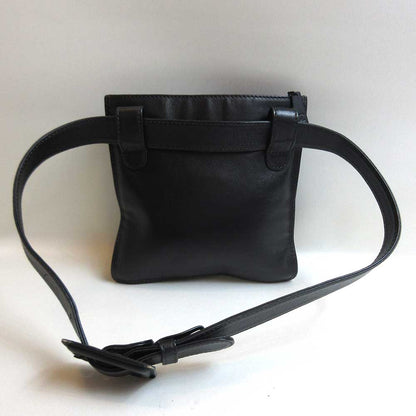 Top Quality Chanel Leather Waist Pouch Black