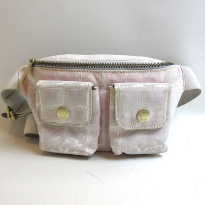 Top Quality Chanel Nylon Jacquard New Travel Line Waist Pouch
