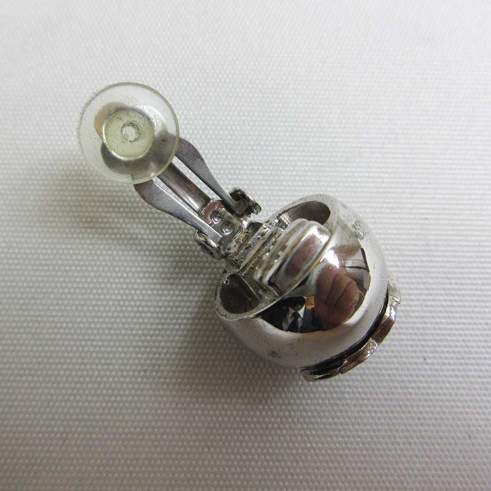 Top Quality Chanel Silver Earrings Coco Mark AB Rank