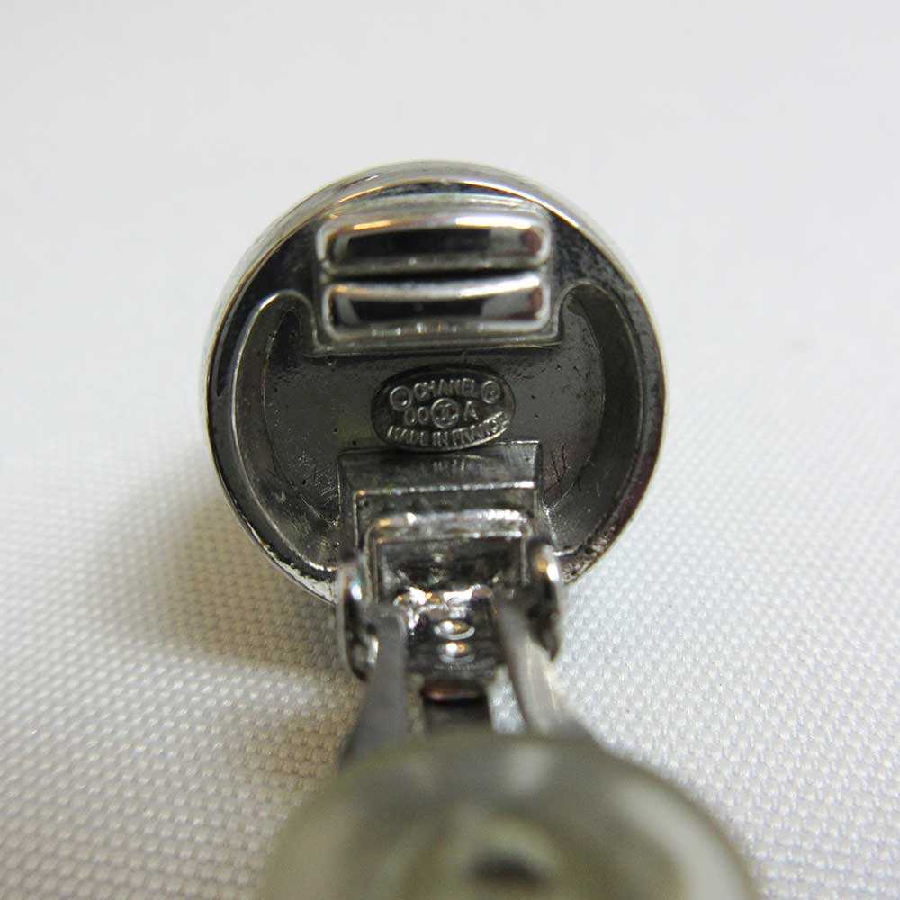 Top Quality Chanel Silver Earrings Coco Mark AB Rank