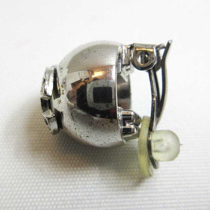 Top Quality Chanel Silver Earrings Coco Mark AB Rank