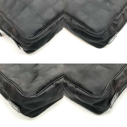 Top Quality Chanel Nylon Jacquard New Travel Line Briefcase Black