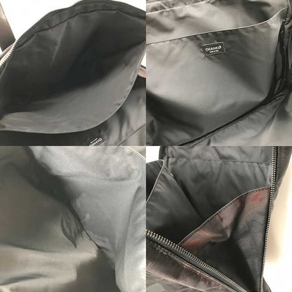 Top Quality Chanel Nylon Jacquard New Travel Line Briefcase Black