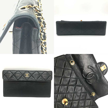 Top Quality Chanel Matelasse Lambskin Chain Shoulder Bag Black