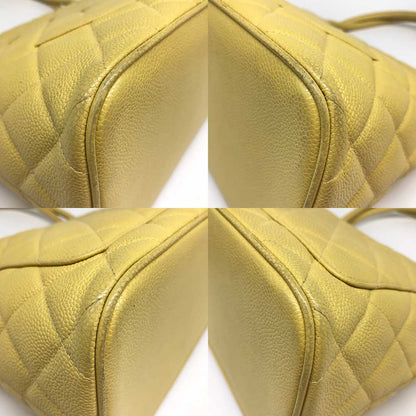 Top Quality Chanel Caviar Skin Reissue Tote Handbag Yellow