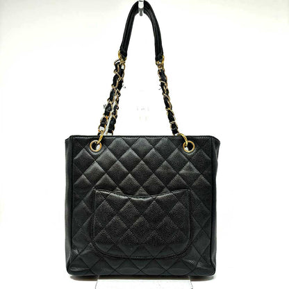 Top Quality Chanel Caviar Skin Chain Shoulder Tote Bag