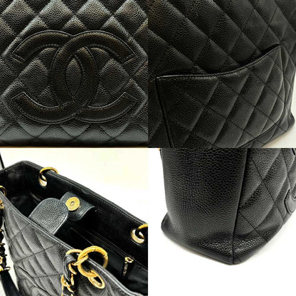 Top Quality Chanel Caviar Skin Chain Shoulder Tote Bag