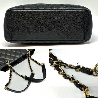 Top Quality Chanel Caviar Skin Chain Shoulder Tote Bag