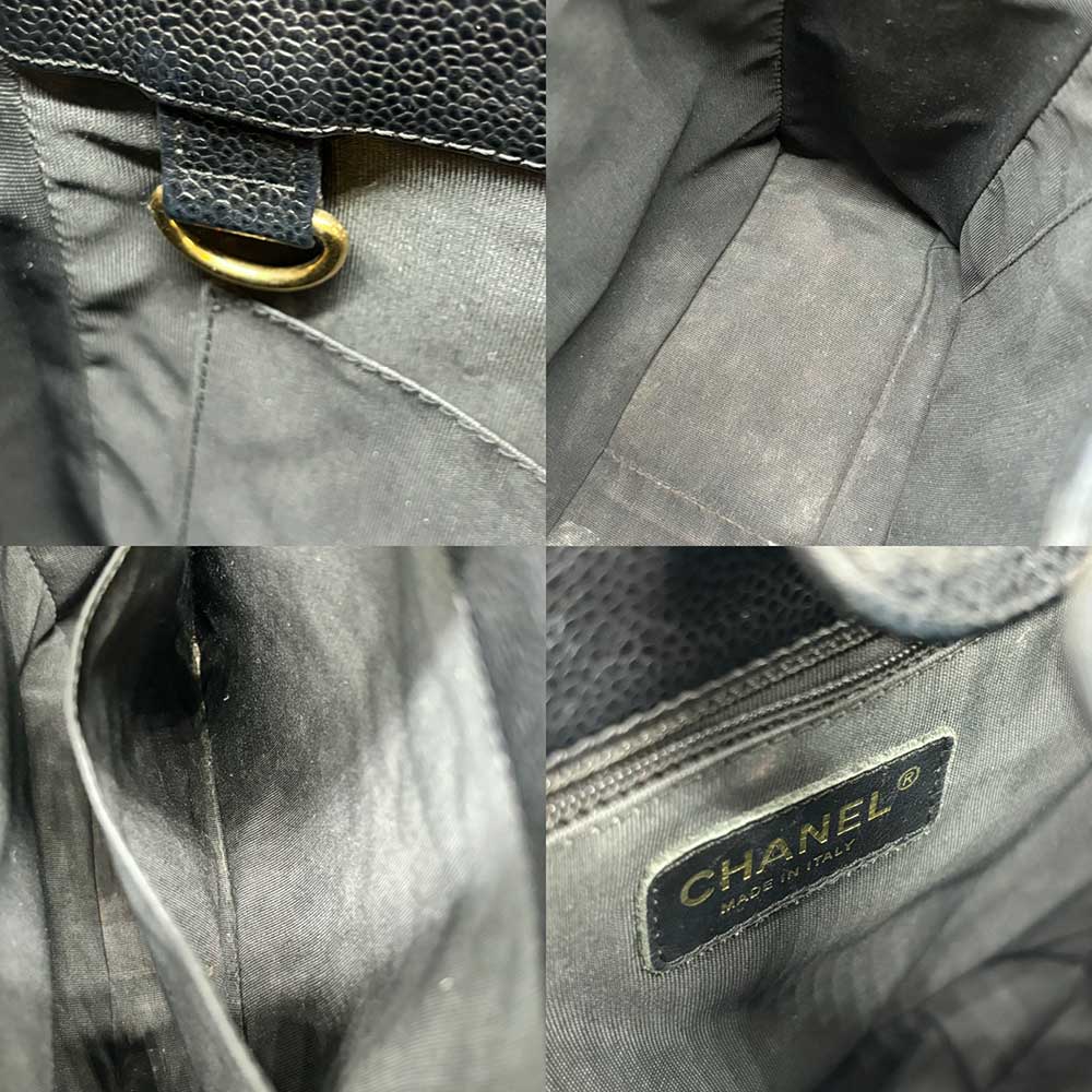 Top Quality Chanel Caviar Skin Chain Shoulder Tote Bag