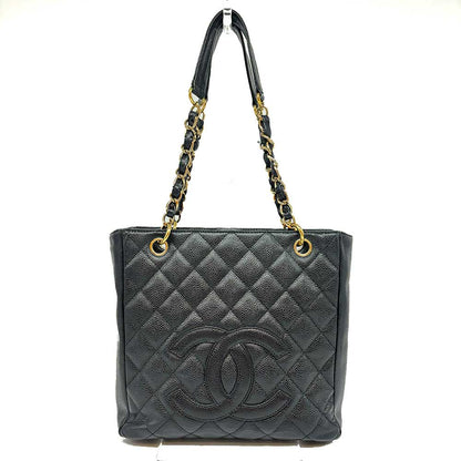 Top Quality Chanel Caviar Skin Chain Shoulder Tote Bag