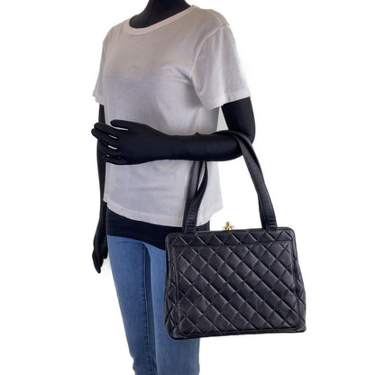 Top Quality Chanel Vintage Caviar Skin Tote Bag