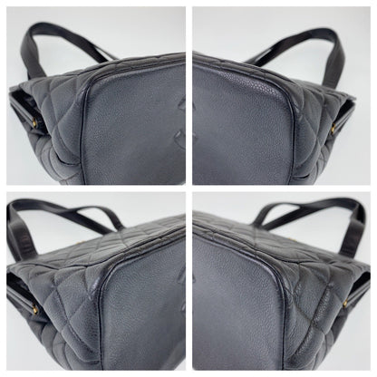 Top Quality Chanel Vintage Caviar Skin Tote Bag
