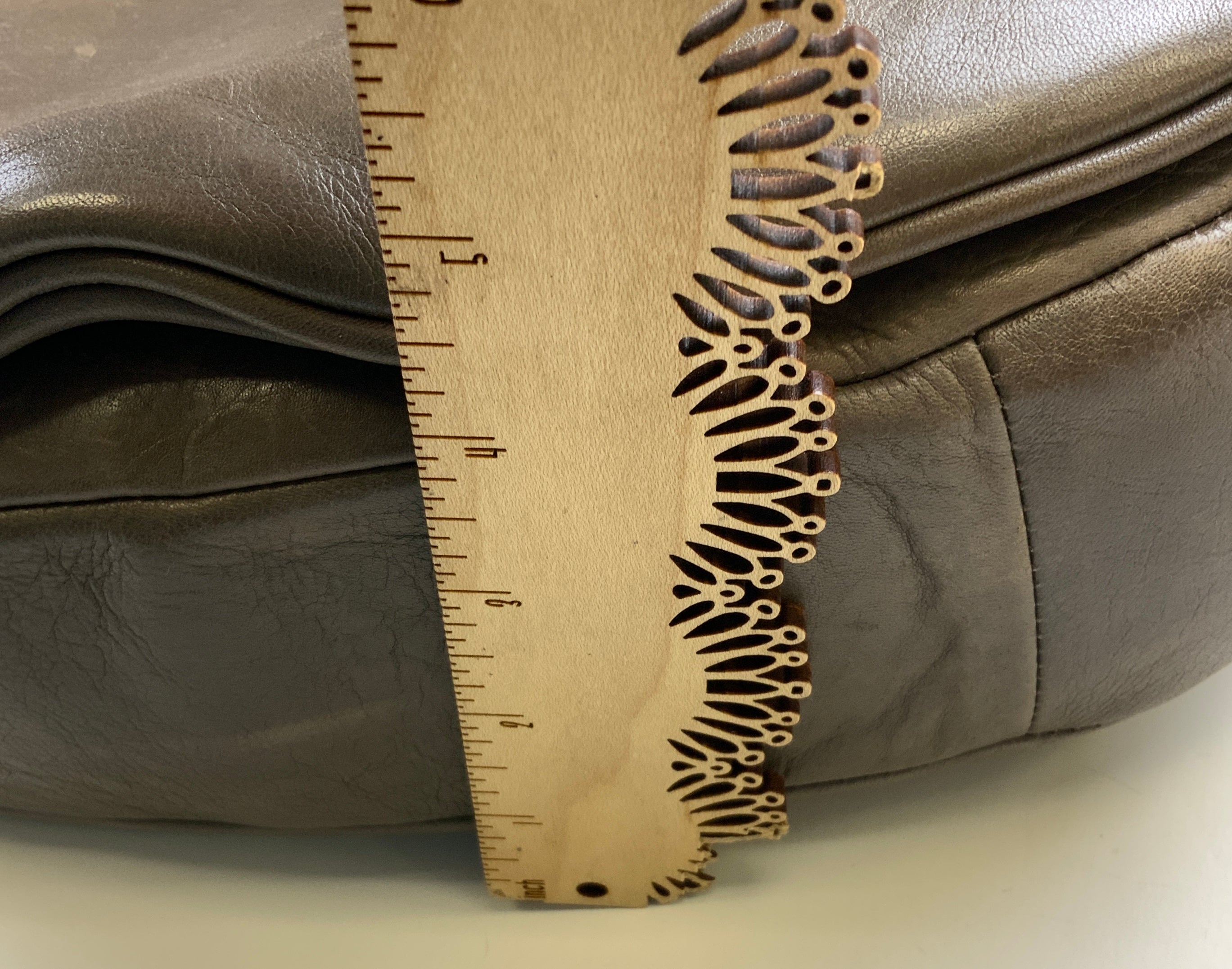 Handbag Leather By Margot. Size: Medium