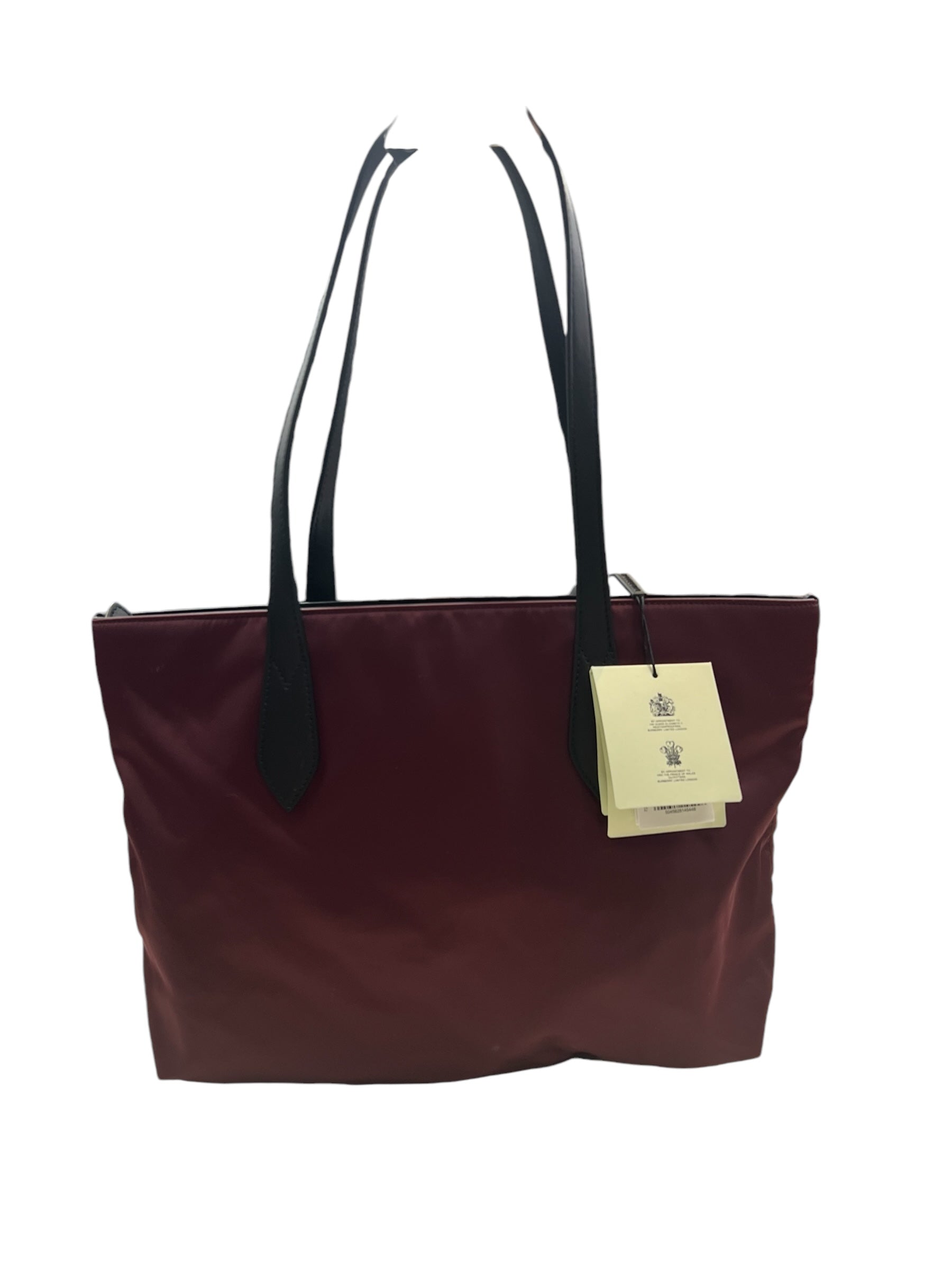 Tote Luxury Designer By Burberry. Size: Medium