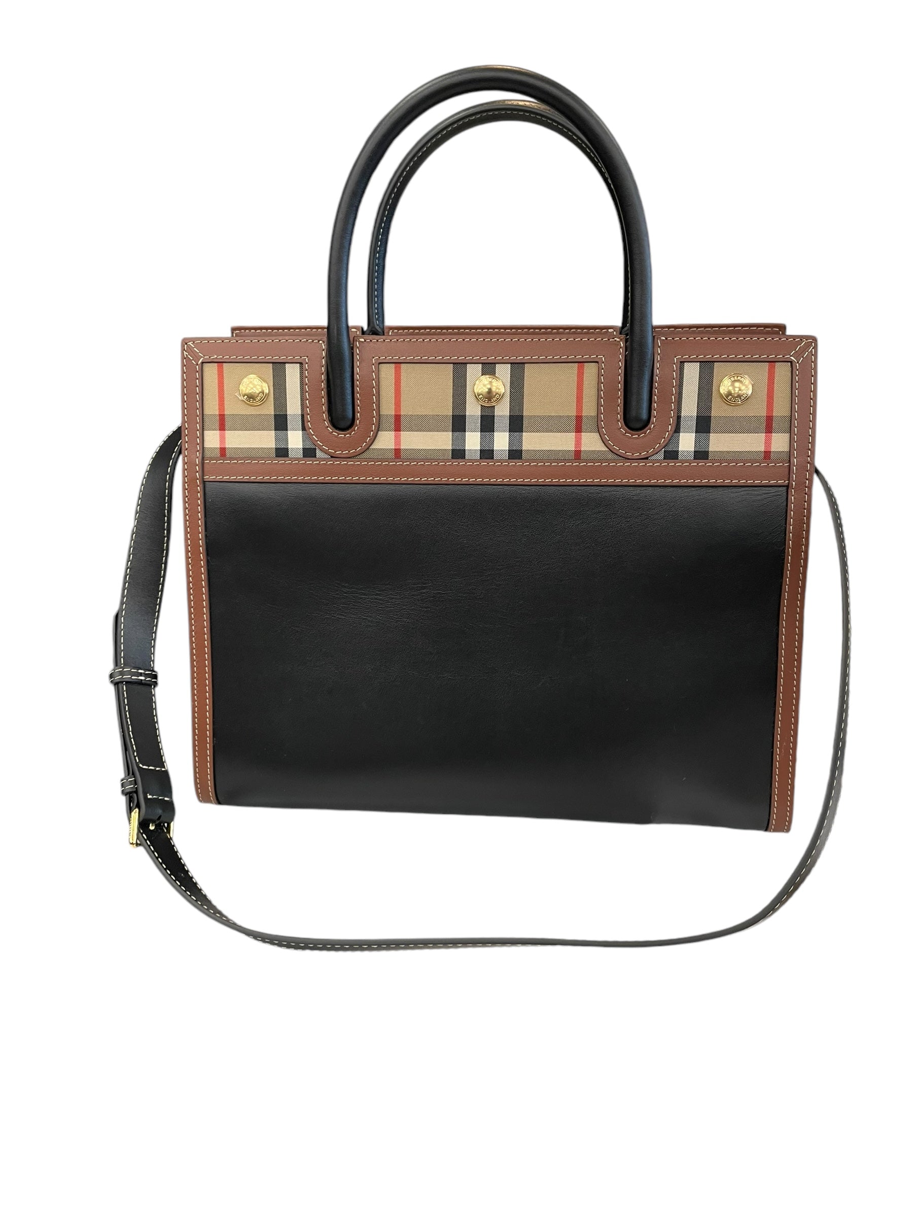 Handbag Luxury Designer By Burberry. Size: Medium