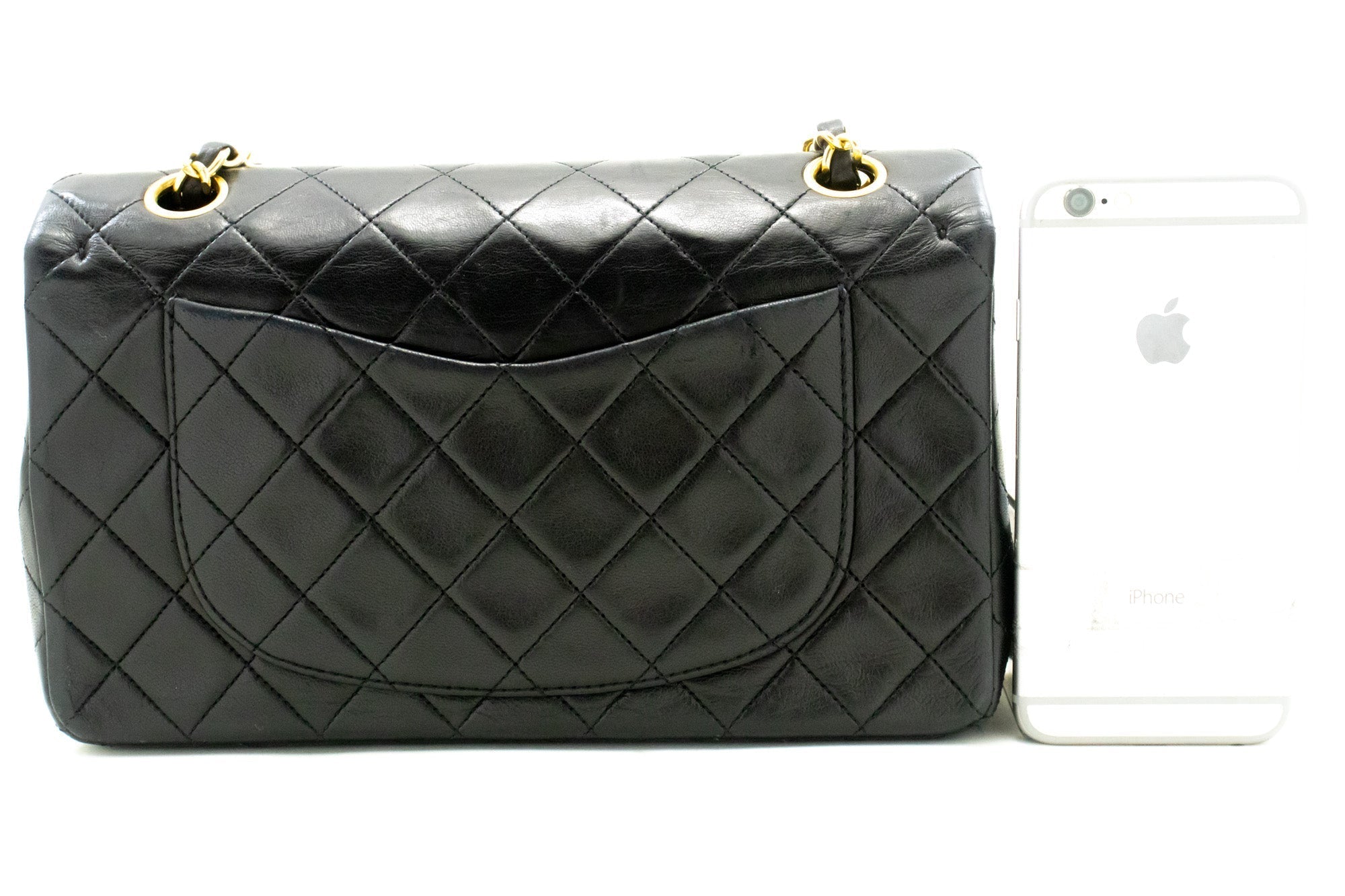 Top Quality Chanel Classic Double New 9 Chain Shoulder Bag Black Lambskin