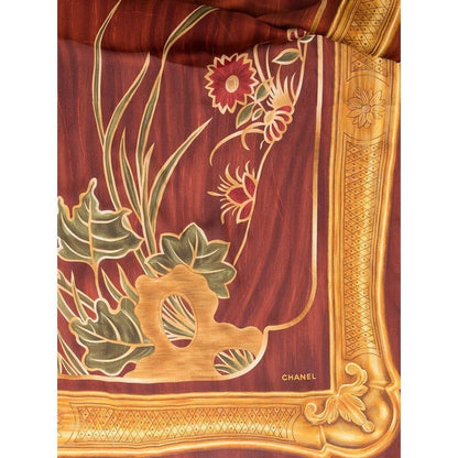Top Quality Chanel Top Quality Chanel Floral Silk Foulard