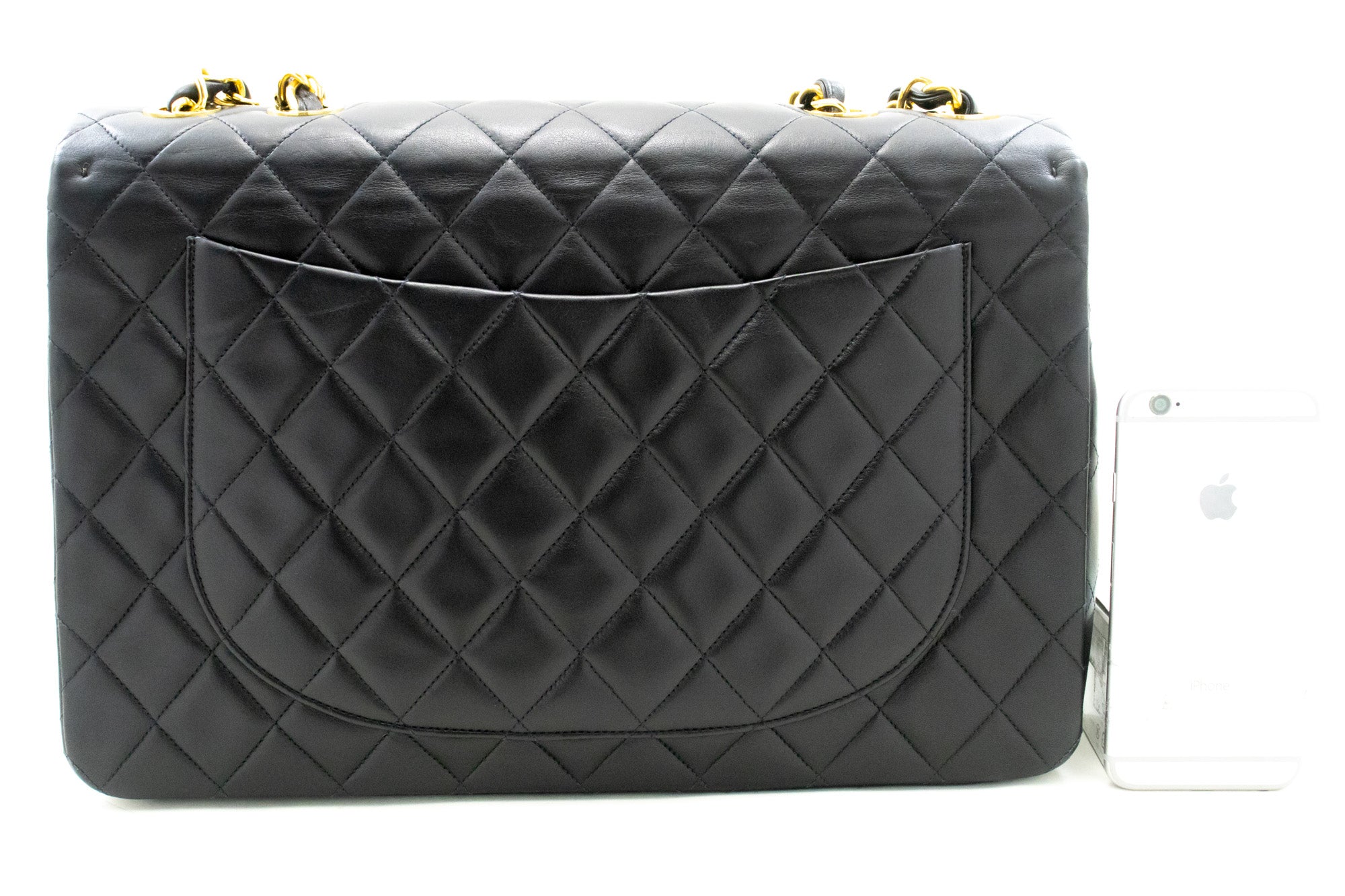 Top Quality Chanel Classic Large 13 New Chain Shoulder Bag Black Lambskin