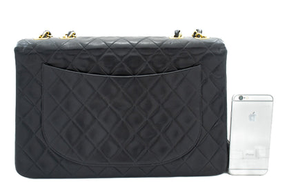 Top Quality Chanel Classic Large 13 New Chain Shoulder Bag Black Lambskin