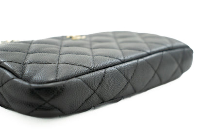 Top Quality Chanel Caviar Wallet On Chain WOC Double Zip Chain Shoulder Bag