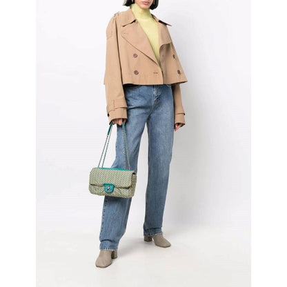 Top Quality Chanel Top Quality Chanel Teal Color Shoulder Bag