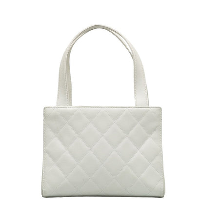 Top Quality Chanel Top Quality Chanel MATRESSE HANDBACK RAMSKIN WHITE LADY'S HANDBACK