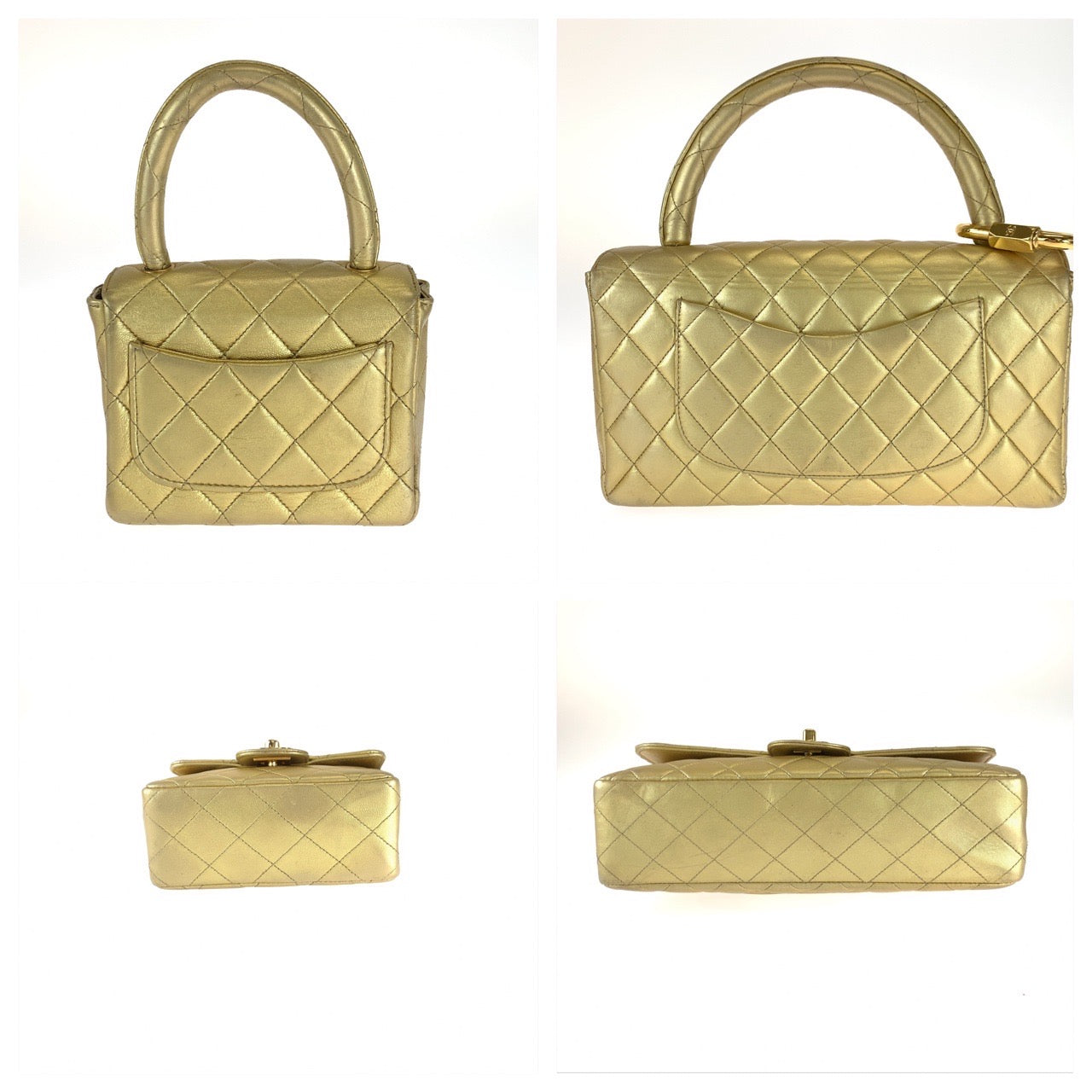 Top Quality Chanel Vintage Lambskin Matelasse Handbag