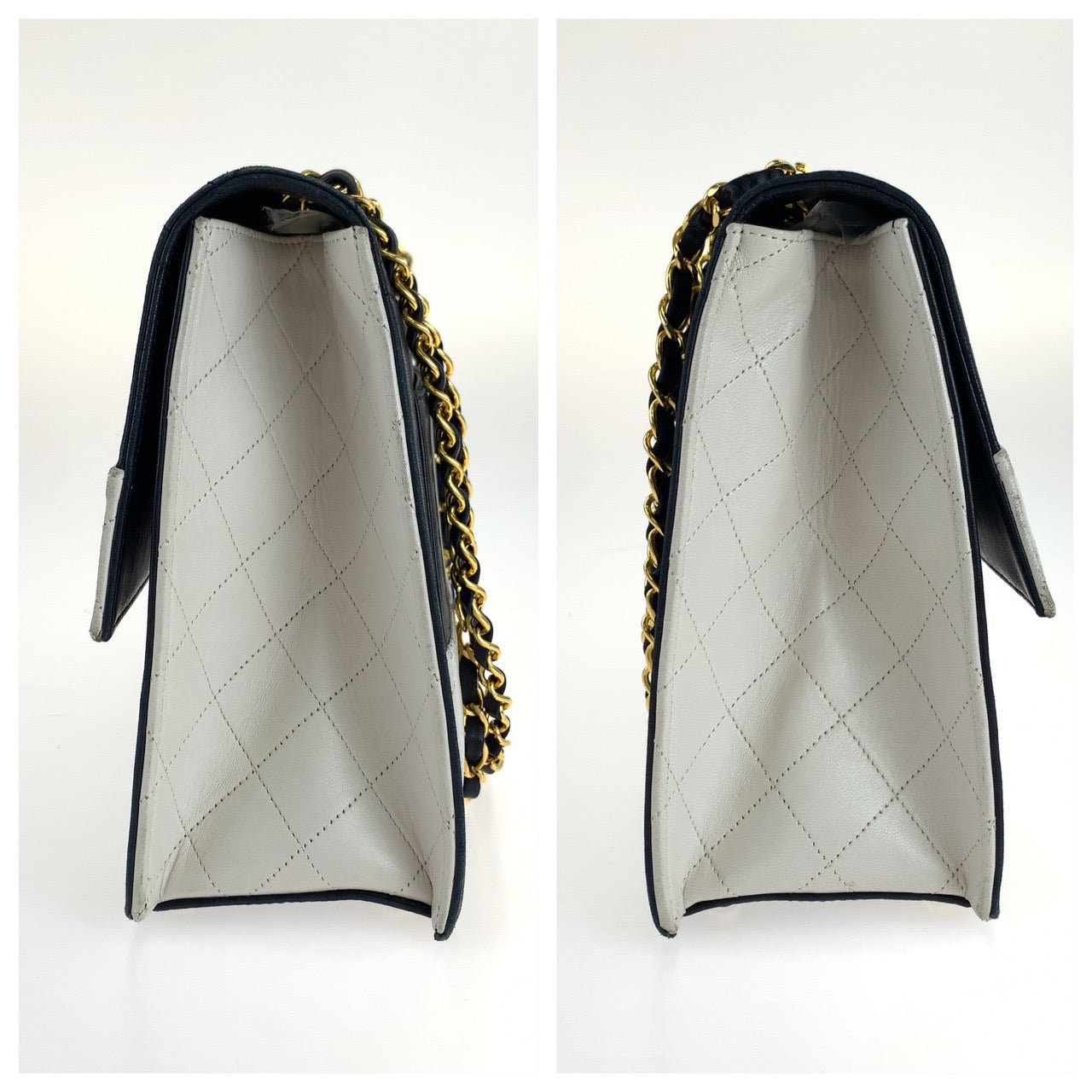 Top Quality Chanel Vintage 2.55 Lambskin Turnlock Shoulder Bag