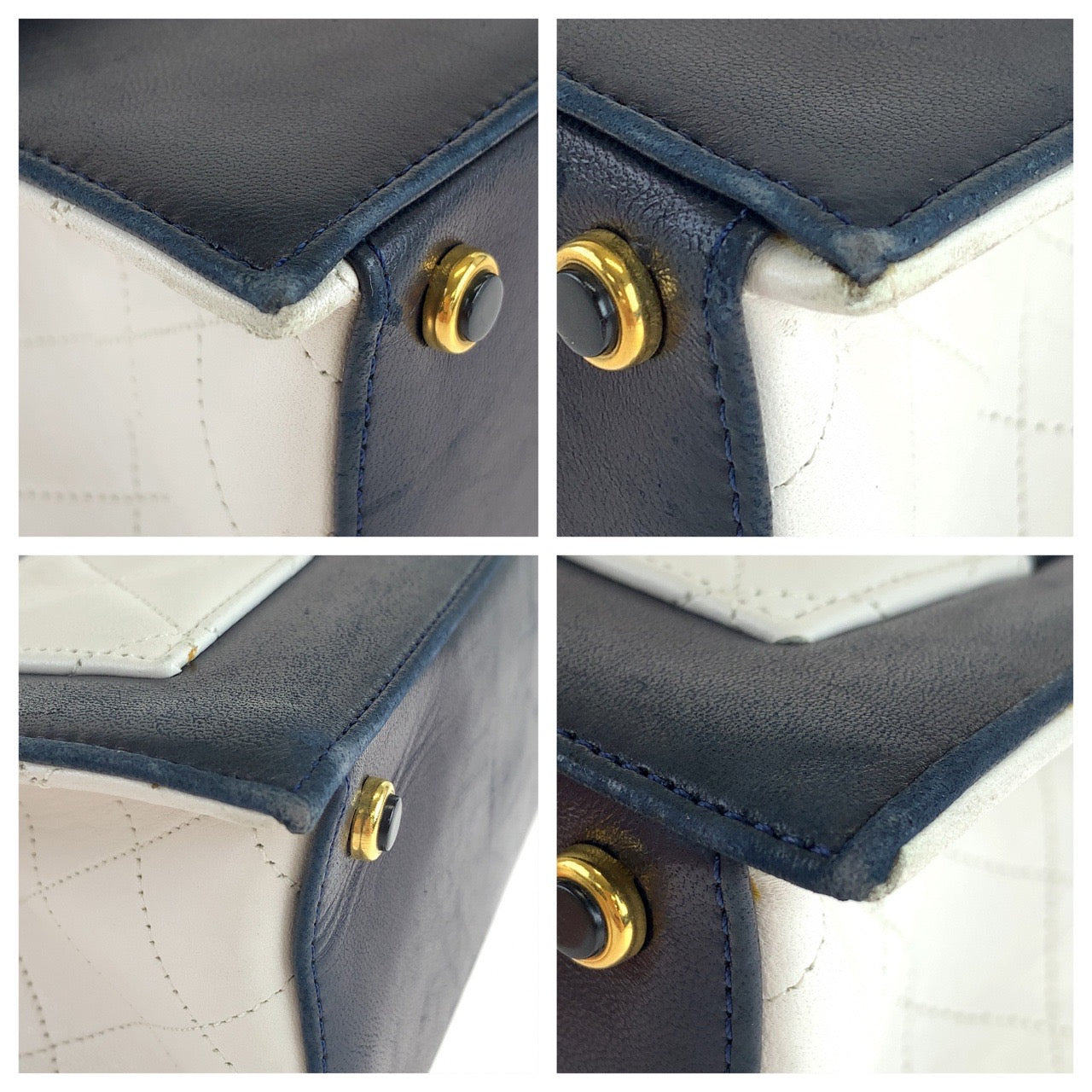 Top Quality Chanel Vintage 2.55 Lambskin Turnlock Shoulder Bag