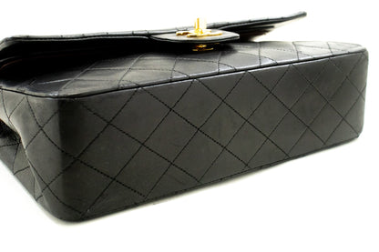 Top Quality Chanel Classic Double New 10 Chain Shoulder Bag Black Lambskin