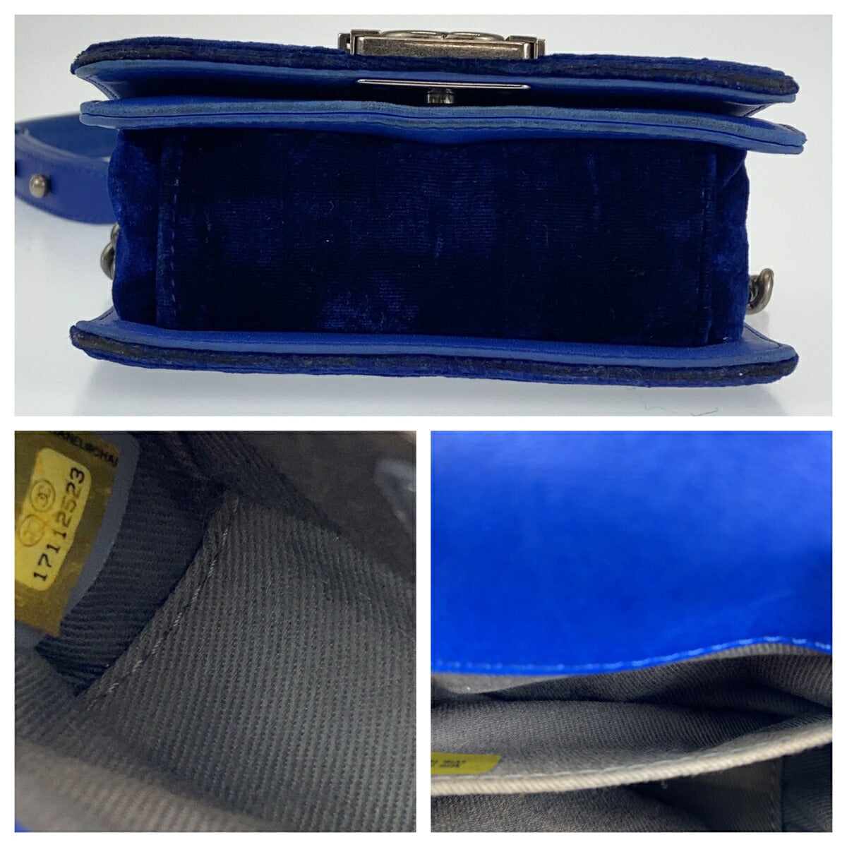 Top Quality Chanel Mini Boy Matelasse Velour Leather Bag