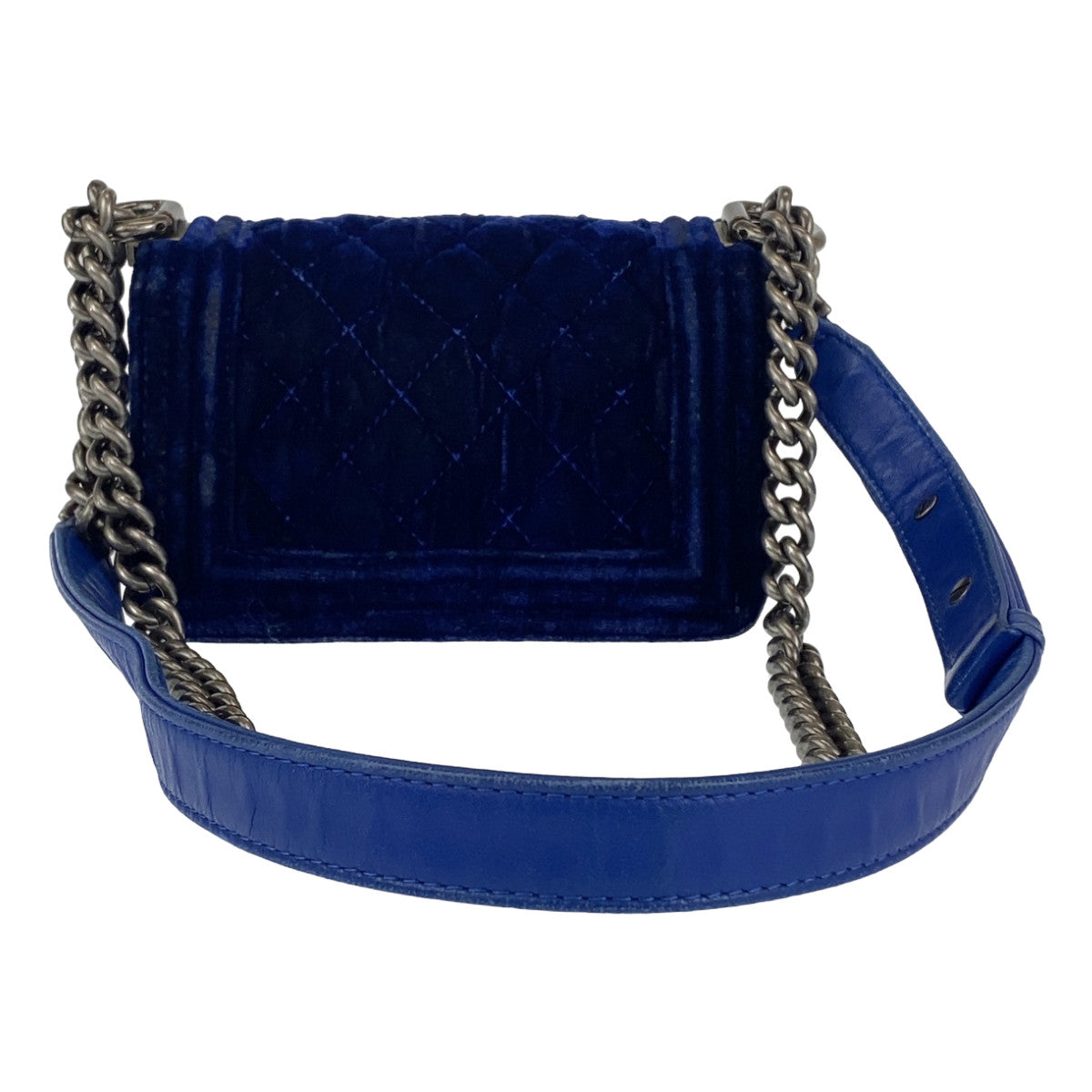 Top Quality Chanel Mini Boy Matelasse Velour Leather Bag