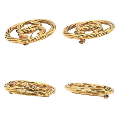 Top Quality Chanel Vintage Gold Metal Brooch