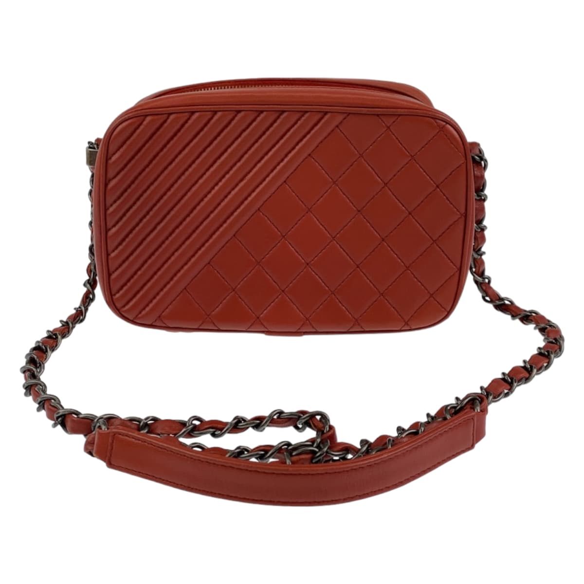 Top Quality Chanel Boy Camera Bag Red Lambskin