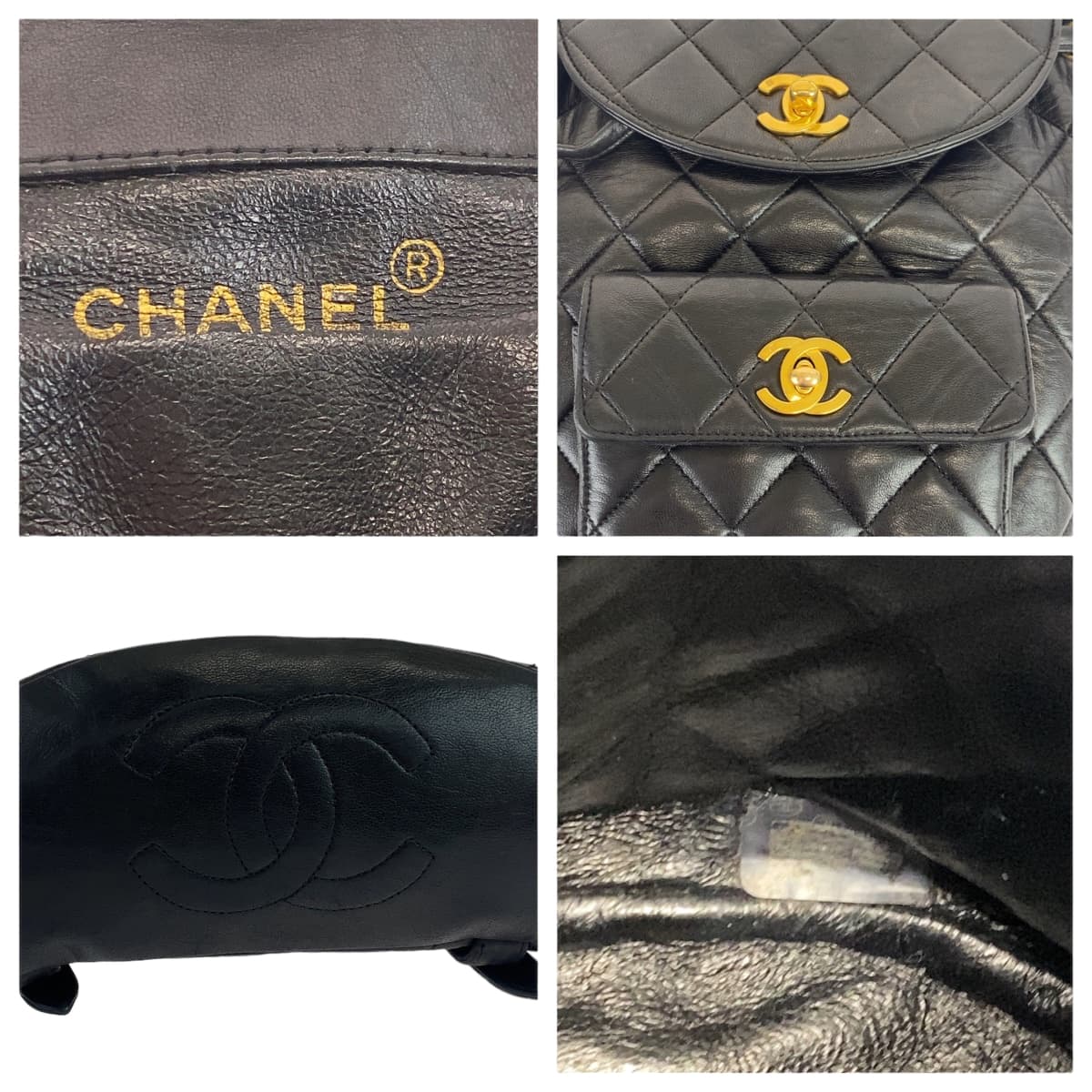 Top Quality Chanel Lambskin Matelasse Double C Turn Lock Backpack