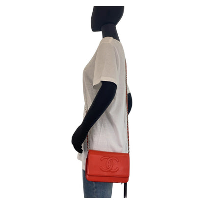 Top Quality Chanel Caviar Skin Coco Mark Shoulder Bag