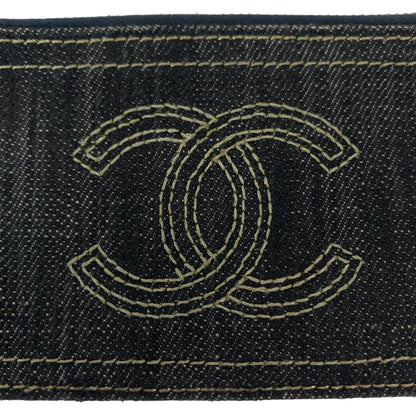 Top Quality Chanel Denim Coin Case with Chain