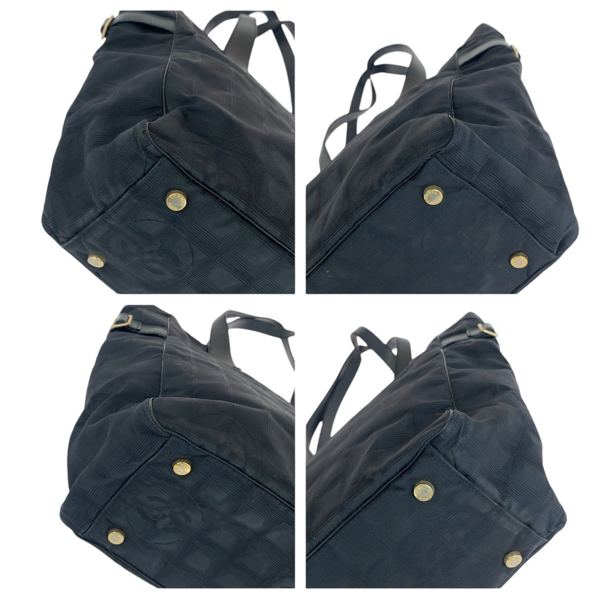 Top Quality Chanel Vintage Nylon/Leather Tote Bag