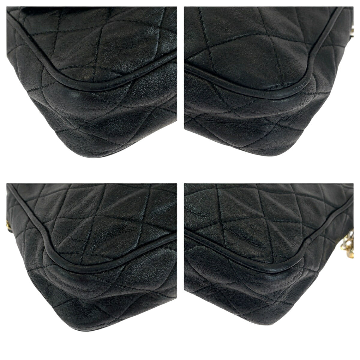 Top Quality Chanel Vintage Lambskin Fringe Tassel Shoulder Bag