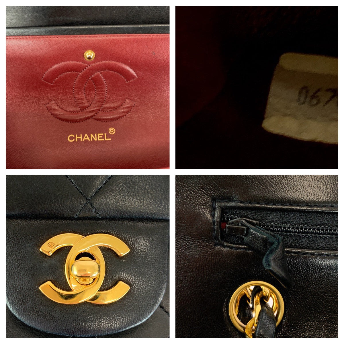Top Quality Chanel Vintage Matelasse Double Flap Bag