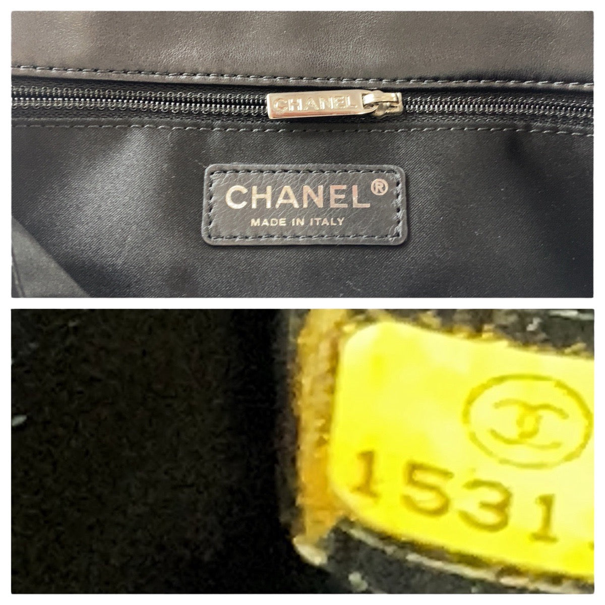 Top Quality Chanel Lambskin Tweed Wild Stitch Patchwork Shoulder Bag