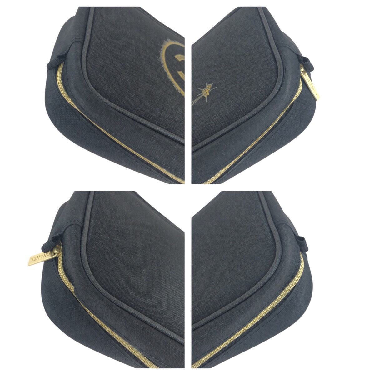 Top Quality Chanel Canvas Coco Mark Pouch
