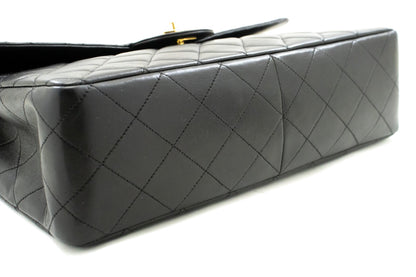 Top Quality Chanel Classic Large 11 Chain Shoulder Bag New Black Lambskin