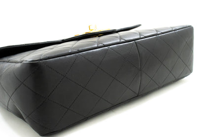 Top Quality Chanel Classic Large 11 Chain Shoulder Bag New Black Lambskin